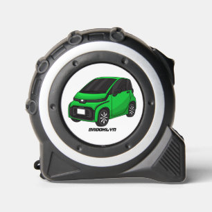 Cute green micro sized car  1