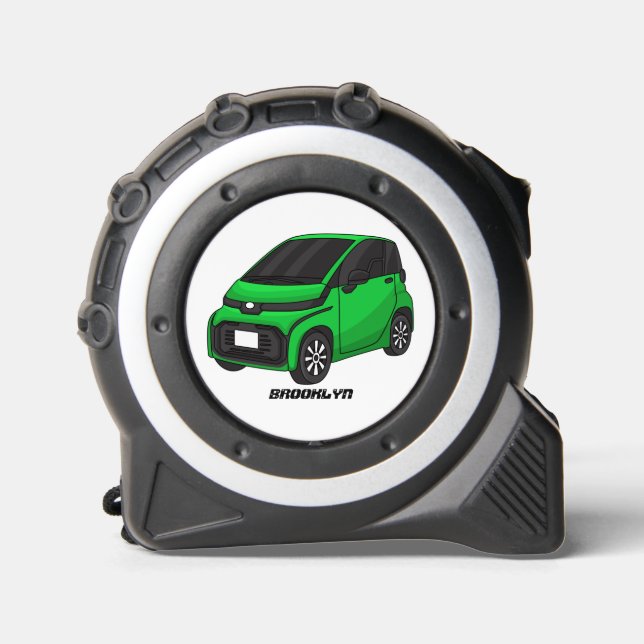 Cute green micro sized car  1 (Front)
