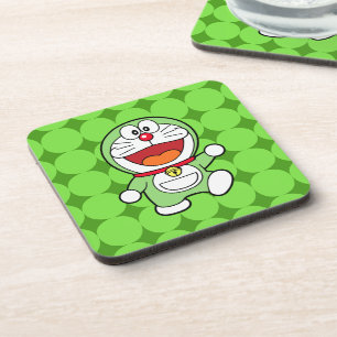 Cute Green Mini Doraemon Anime Coaster