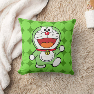 Cute Green Mini Doraemon Anime Cushion