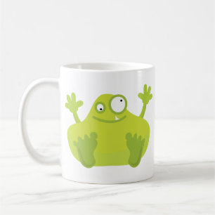 Cute Green Monster Mug
