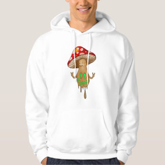 Cute Green Mushroom Hooded Sweatshirt 