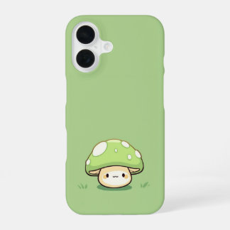 Cute Green Mushroom – Whimsical Nature iPhone Case