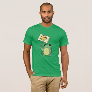 Cute Green No Kings Frog T-shirt