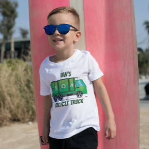 Cute Green Recycle Truck Kids Any Age T-Shirt