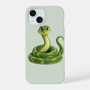 Cute Green Snake Cute Snake Art Phone Case