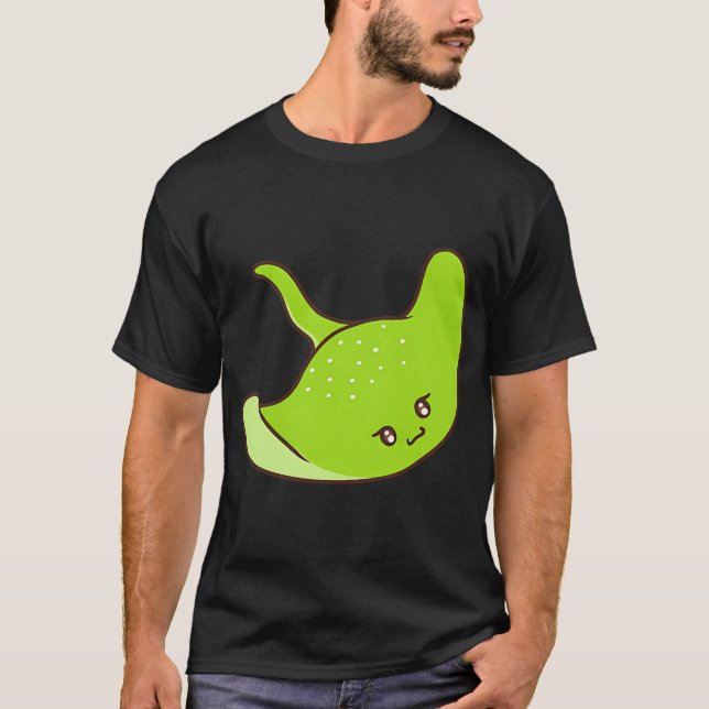 Cute green stingray T-Shirt (Front)