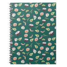 Cute green Sushi pattern  