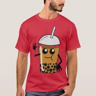 cute green tea boba hoodie T-Shirt