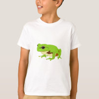 Cute Green Tree Frog