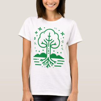 Cute green tree T-Shirt