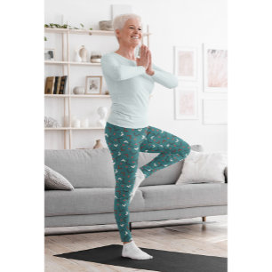 Cute Green Yoga Gym Female Leggings