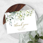 Cute Greenery Bridal Shower Thank You Card<br><div class="desc">Cute Greenery Bridal Shower Thank You Card</div>