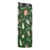 Cute Greenery Woodland Animals Forest Friends Kids