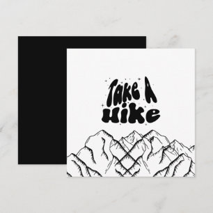Cute Greeting Card take a hike