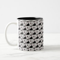 Cute Grey Cat Face Cartoon Pattern