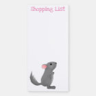 Cute grey chinchilla cartoon illustration