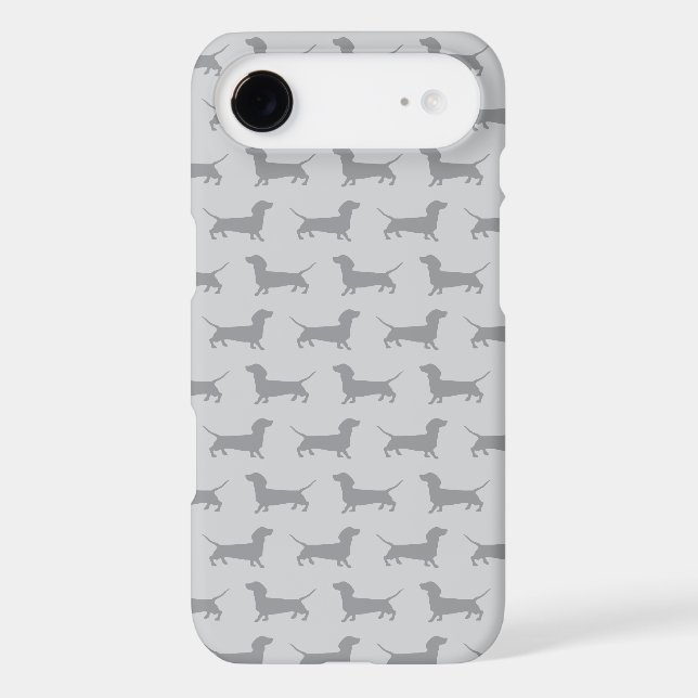 Cute Grey dachshund Dog Pattern iPhone 6 case (Back)