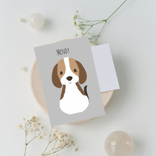 Cute grey dog pattern car air freshener