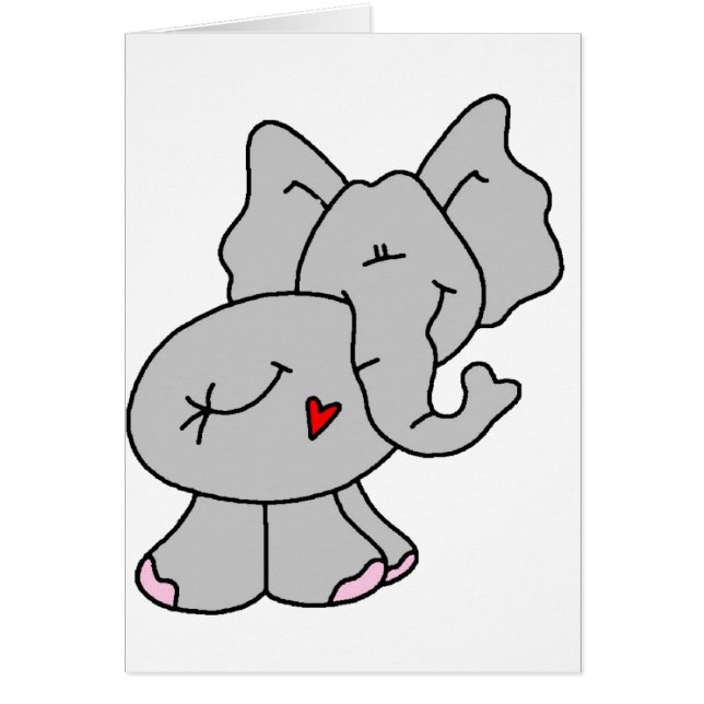 Cute Grey Elephant (Front)