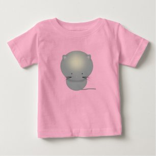 Cute Grey Kitten Onsie Infant Body Suit Baby T-Shirt