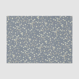 Cute Grey Star Seamless Pattern Pretty Vintage Tissue Paper