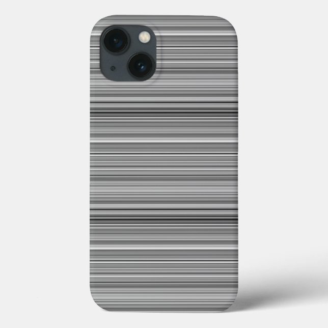 Cute grey stripes Case-Mate iPhone case (Back)