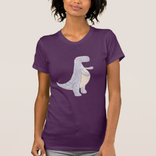 Cute Grey Tyrannosaurus Rex Dinosaur Toy T-Shirt