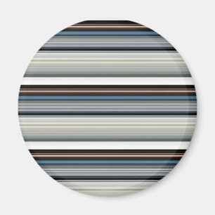 Cute grey white stripes magnet