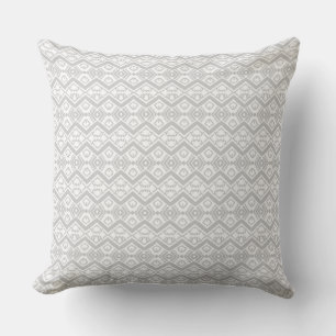 Cute grey zigzag pattern cushion