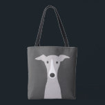 Cute Greyhound, Italian Greyhound or Whippet Dog Tote Bag<br><div class="desc">Dog lover’s tote bag,  great for shopping for groceries or pet supplies. This cute dog reusable bag makes a perfect gift for anyone who loves a Greyhound,  Italian Greyhound or Whippet. Visit Jenn’s Doodle World for more dog breed cartoons and cool products with this fun design.</div>