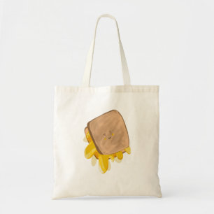 Cute Grilled Cheese Dripping Sandwich Tote Bag