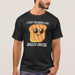 Cute Grilled Cheese For Men Women Toast Bread T-Shirt