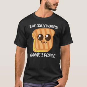 Cute Grilled Cheese For Men Women Toast Bread T-Shirt