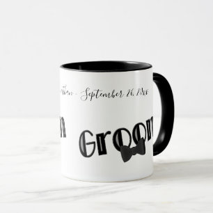 Cute Groom Personalized Wedding  Mug