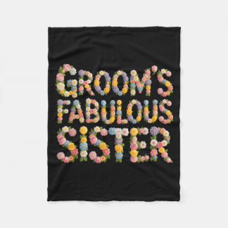 Cute Grooms Fabulous Sister Bride Team Bridal In Fleece Blanket