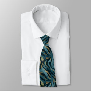 Cute Groomsmen Gift Animal Print Tie