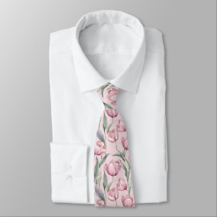 Cute Groomsmen Tulip Flower Tie