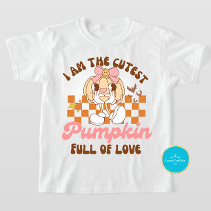 Cute Groovy Baby Pumpkin Halloween  Toddler T-Shirt