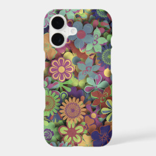Cute Groovy Flowers Garden Vintage