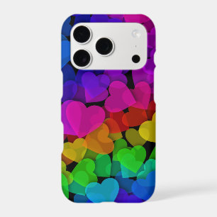Cute Groovy Hearts Rainbow