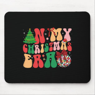 Cute Groovy In My Christmas Era Christmas Holiday Mouse Mat