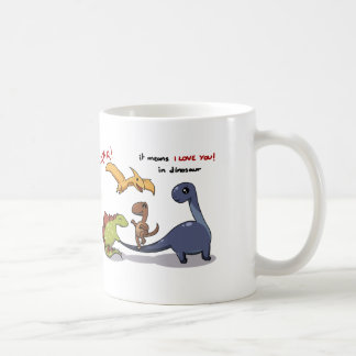 Cute Group of Dinosaurs Rawr Means We love you :) Coffee Mug