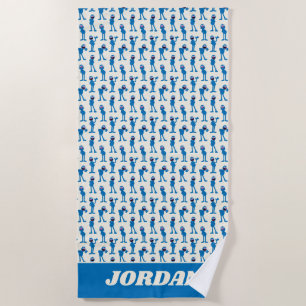 Cute Grover Pattern Beach Towel