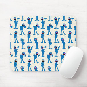 Cute Grover Pattern Mouse Mat