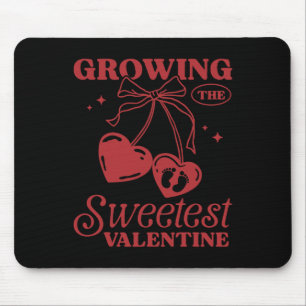 Cute Growing The Sweetest Valentine Pregnancy Anno Mouse Mat
