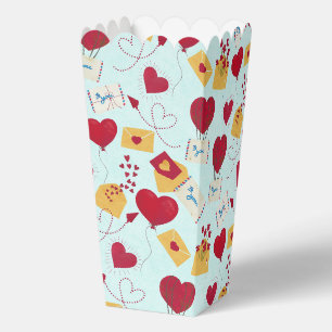 Cute Grungy Pretty Valentine’s Airmail Love Letter Favour Box