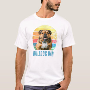 Cute Grungy Vintage Distressed Bulldog or Your Dog T-Shirt