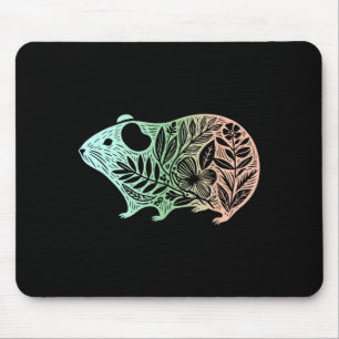 Cute Guinea G Botanical Cottagecore Patel Colors F Mouse Mat