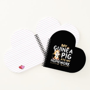 Cute Guinea Pig Ate My Homework Notebook
